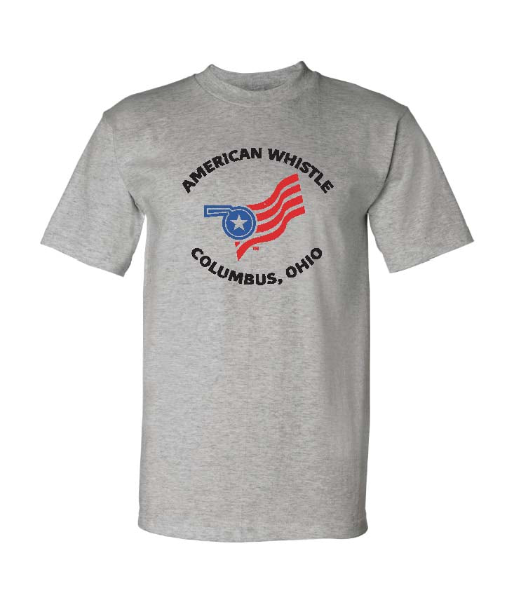 2019 Premium Casual Wear American Whistle Grey T-Shirt