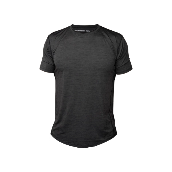 100% Made in USA Performance Tee (Midnight Grey)