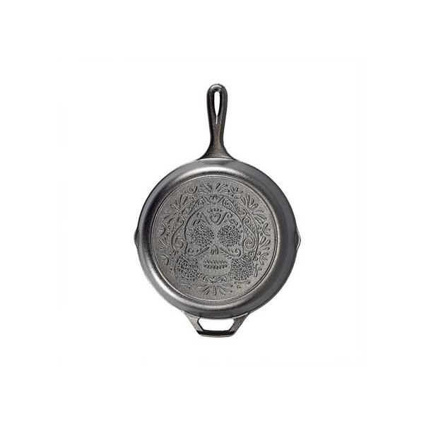 Lodge 13.25 Inch Seasoned Cast Iron Skillet Cover – L12SC3 (Fits Electric, Gas, Induction)