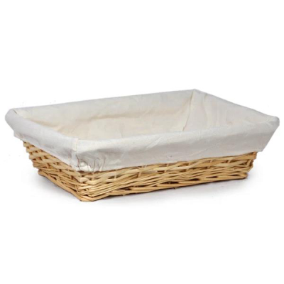 10x10 Rectangular Towel Basket with Cloth Liner