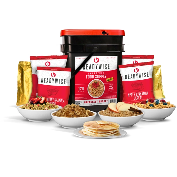 120 Serving Breakfast Only Grab and Go Bucket