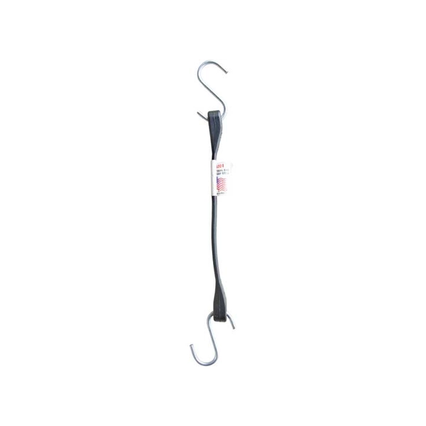 13-Inch EPDM Tarp Strap with S-Hooks, Made in USA