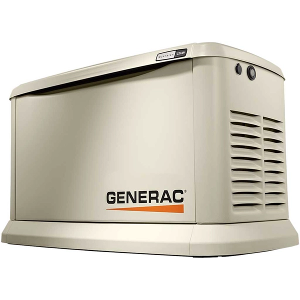 22kW Air‑Cooled Standby Generator, Aluminum, 200A Switch