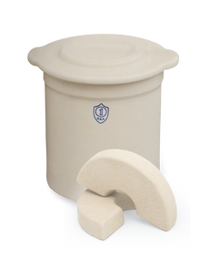 Made In the USA | Preserving Crock ~ 1 Gallon Starter Kit [Boxed]