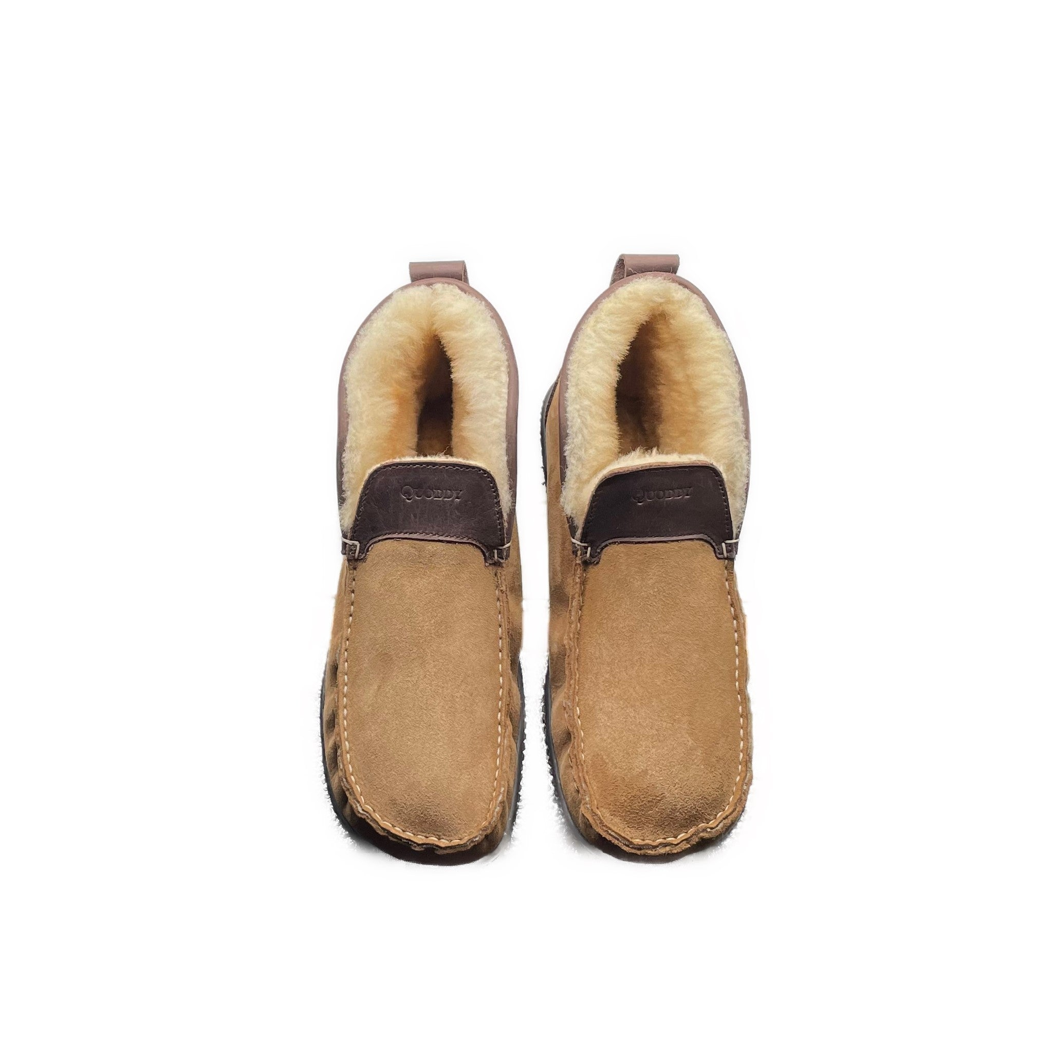 Quoddy Dorm Boot Slipper - Chestnut (Men’s US Size 7) Made In USA | Men main image 3