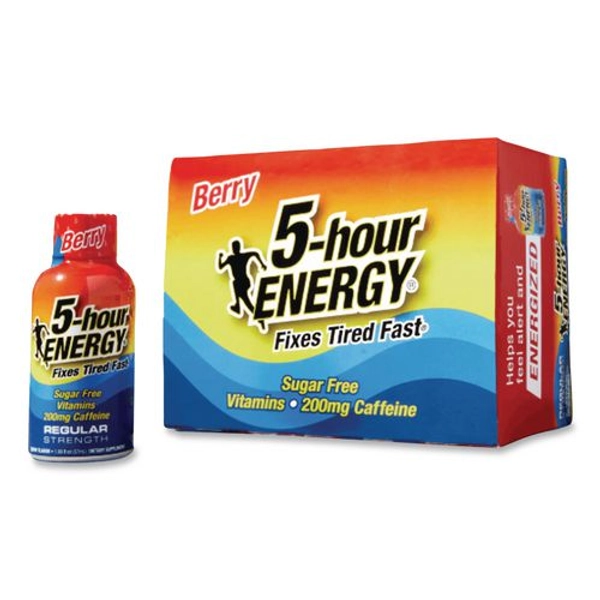 Energy Drink, Berry, 1.93oz Bottle, 12/Pack