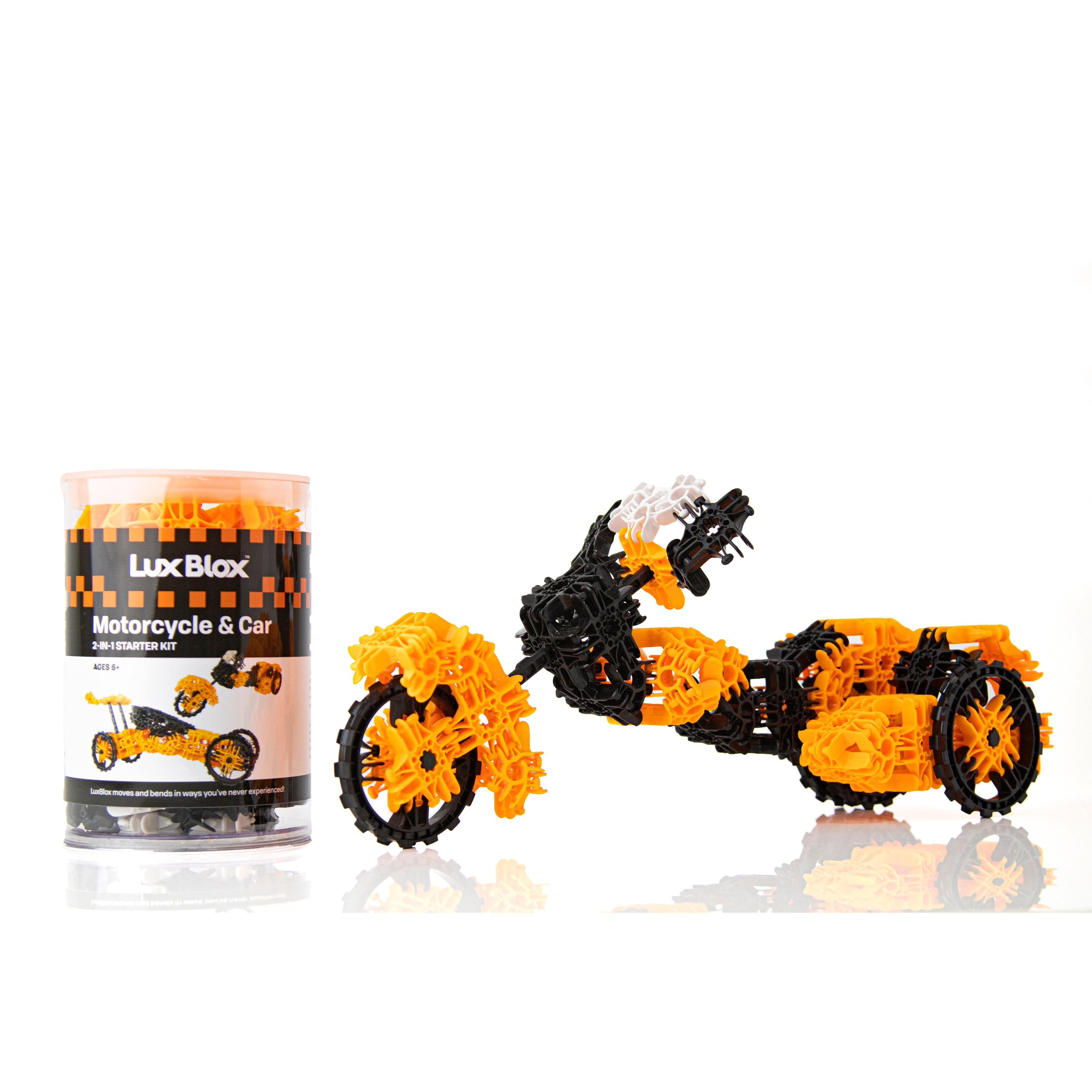 Made In USA | Motorcycle / Car 2-in-1 Fun 100 Piece Starter Pack