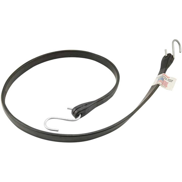 44-Inch EPDM Rubber Tarp Strap with S-Hooks