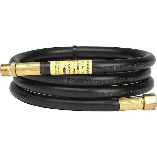 5-Foot Propane Extension Hose, 1/4 MIP x 1/4 FIP