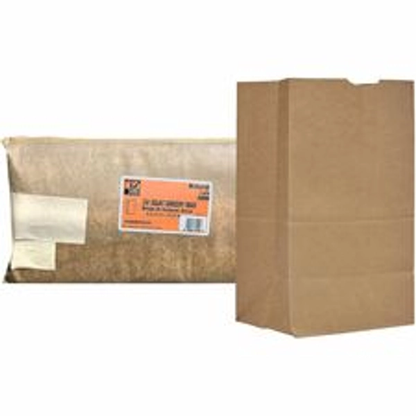 AJM No. 25 Natural Kraft Paper Bags - 6.10" x 8.25" - 500/Carton