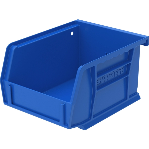 Akro-Mils Akrobins Storage Bin - 3" x 4.1" x 5.4" - Blue - 1 Each
