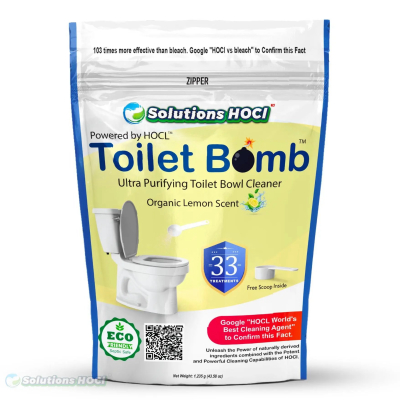 Autoship - SolutionsHOCl® Toilet Bomb - Organic Lemon Scent