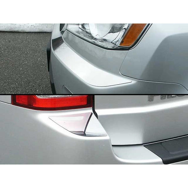 BC29260 Stainless Steel Bumper Cap Trim Accent 4 Pc QAA