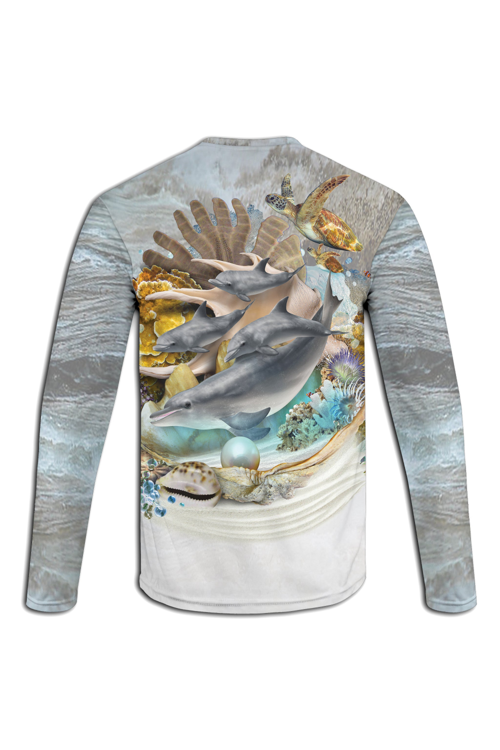 Made In USA | Baby Dolphins - Unisex Sun Proof Long Sleeve