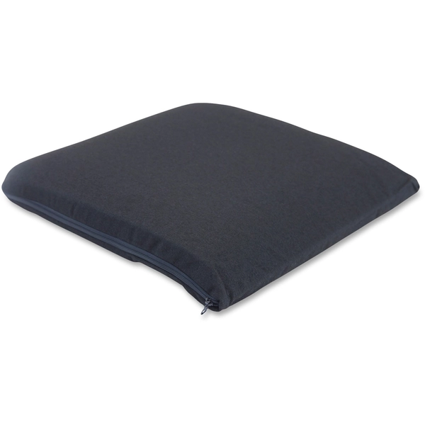 ComfortMakers Deluxe Seat/Back Cushion - Hook Mount - Black - Memory Foam - 1 Each