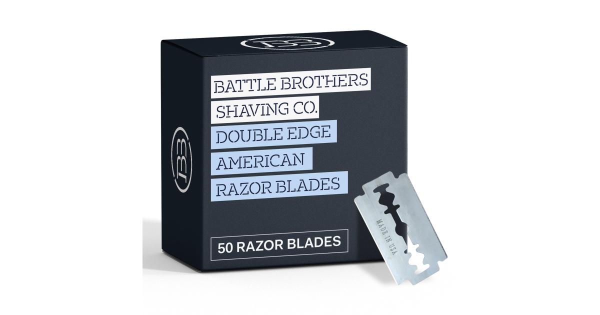 Made In USA | Battle Brothers Shaving Co. Double Edge American Razor Blades
