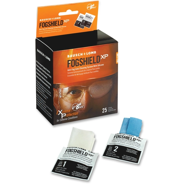 Bausch + Lomb Anti-fog Lens Cleaning Tissues - 25 Pre-moistened Wipes