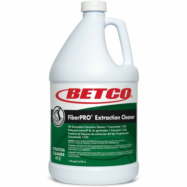 Betco FiberPRO Extraction Cleaner - 128 fl oz - For Carpet & Upholstery - Low Foaming - 4 / Carton