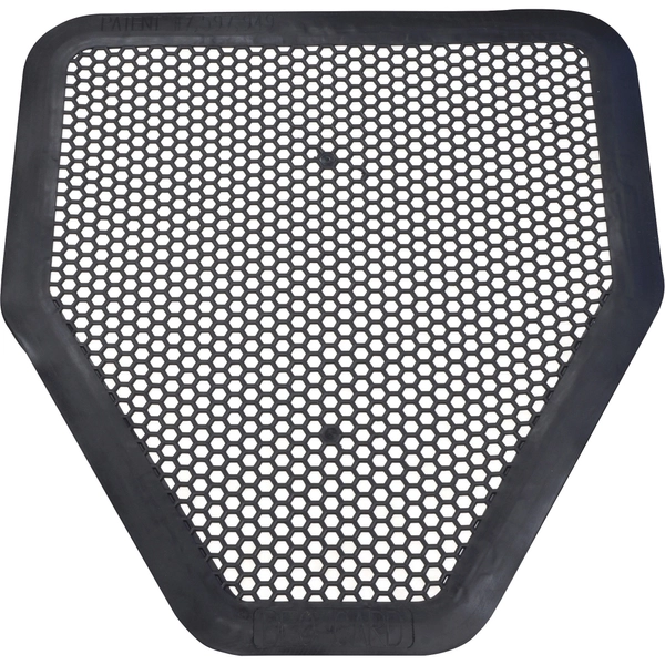 Big D Deo-Gard Urinal Mat - Disposable, Adhesive, Odor Neutralizer - 6/Carton - Black
