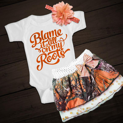 "Blame it all on my Roots" Country Skirt Set