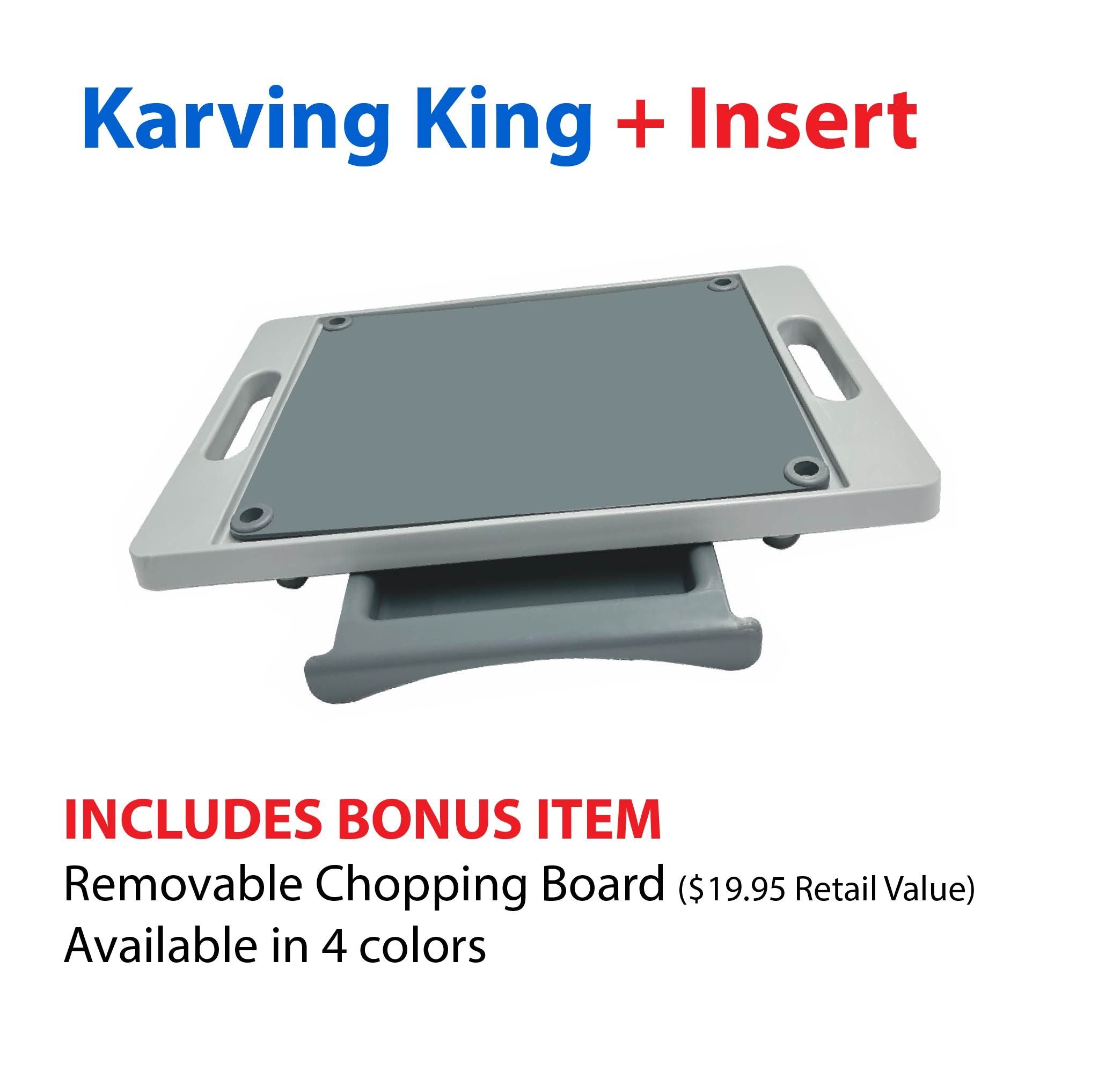 Dripless Cutting Board 2 in 1 System