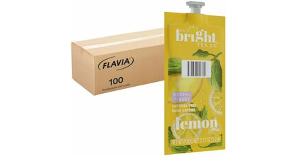 Made In USA | Bright Tea Co. Lemon Herbal Tea Freshpack - 100/Carton ...