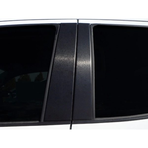 Brushed Matte Black Pillar Trim 4Pc Fits 2007-2021 Toyota Tundra PP27145B QAA