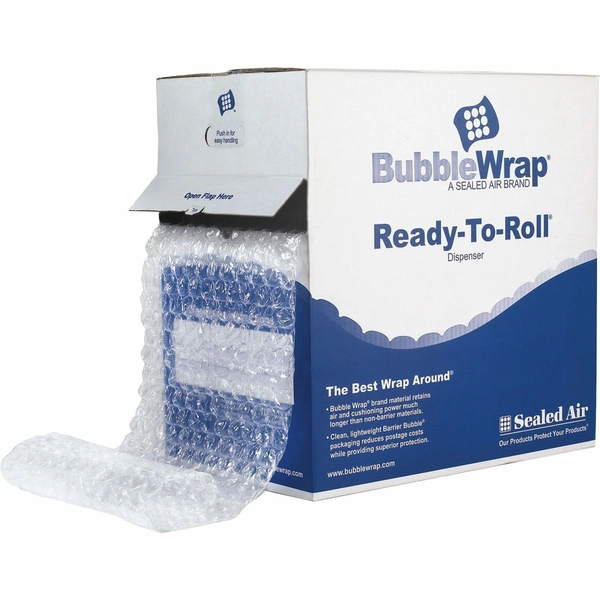 Bubble Wrap Dispenser - 12" x 65 ft - Clear - 1/Carton