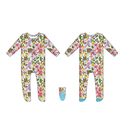"COCO & LEMON" Onesies Long Sleeve Pajamas