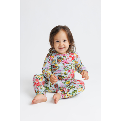 “COCO & LEMON” Two-Piece Long Sleeve Pajamas