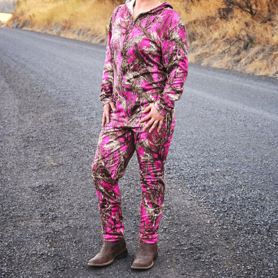Unisex Camo "Huntsie" Fleece Jumpsuit