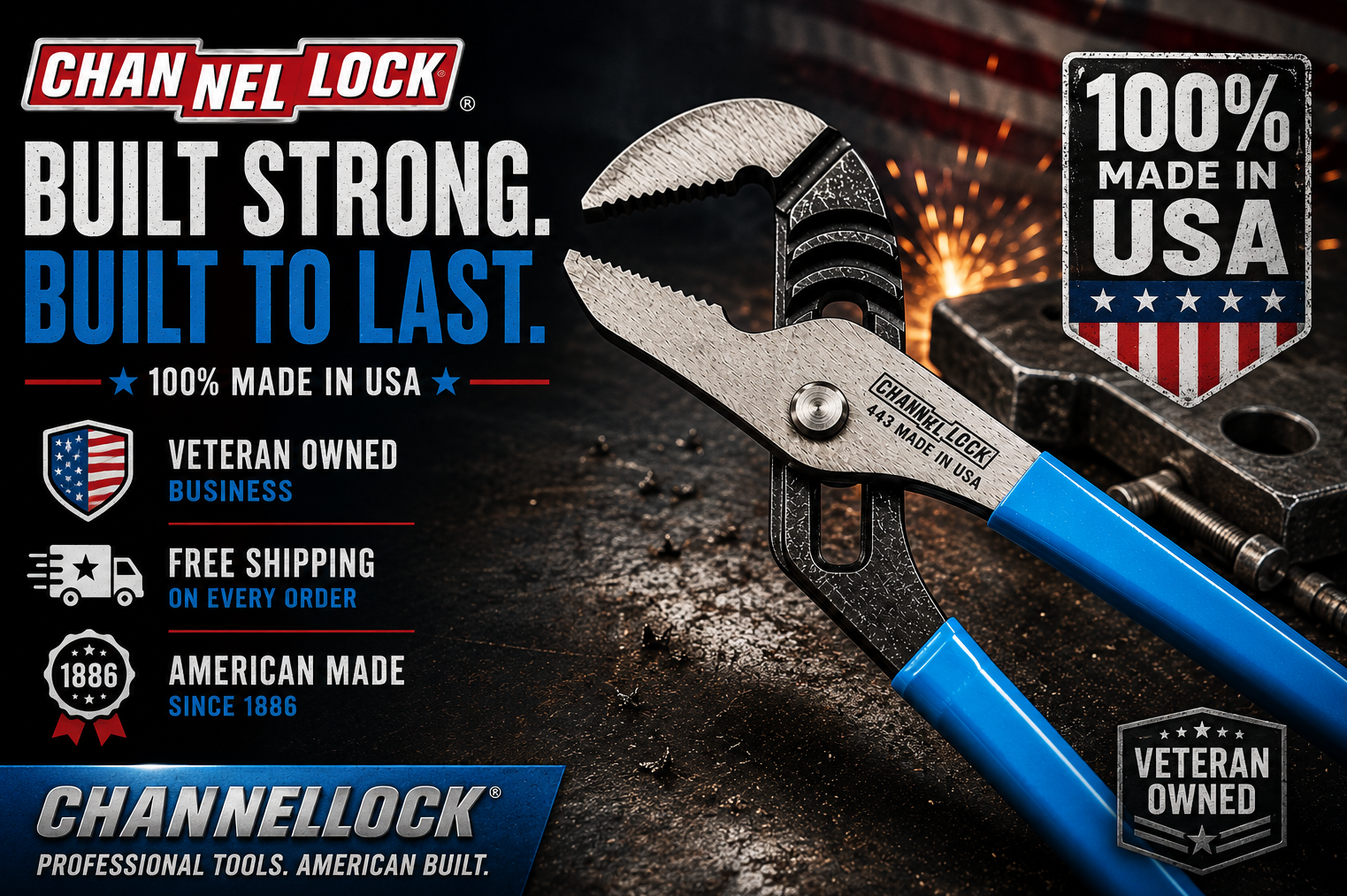 The Uncompromising Grip of CHANNELLOCK® Pliers