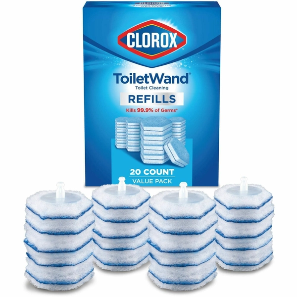 Clorox ToiletWand Scrubbing Pads Refills - 20/Box