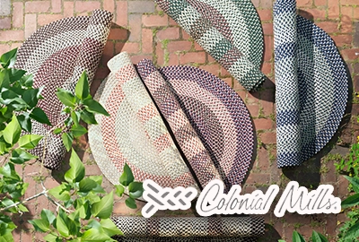 Colonial Mills, braided rugs