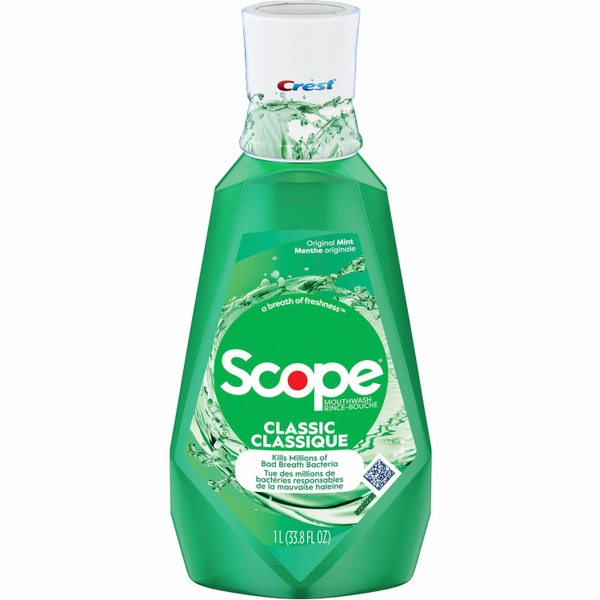 Crest Scope Classic Mouthwash - Mint - 1.06 qt - 6 Pack