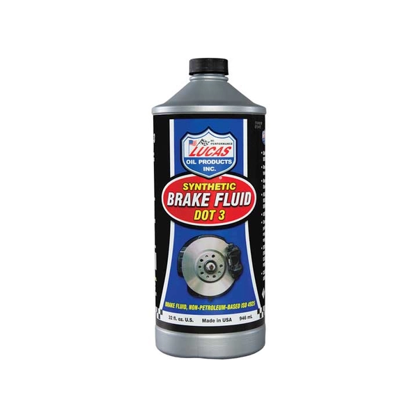 DOT 3 Brake Fluid, 1-Quart Bottles, Case of 12