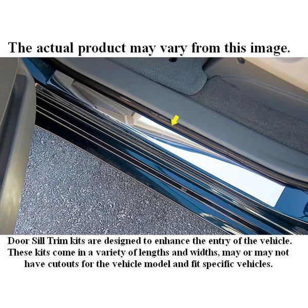 DS17308-1 Stainless Steel Door Sill trim 2 Pc QAA