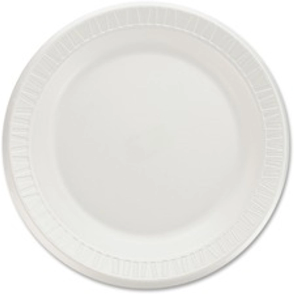 Dart Classic 9" Foam Plates - White - 125/Pack