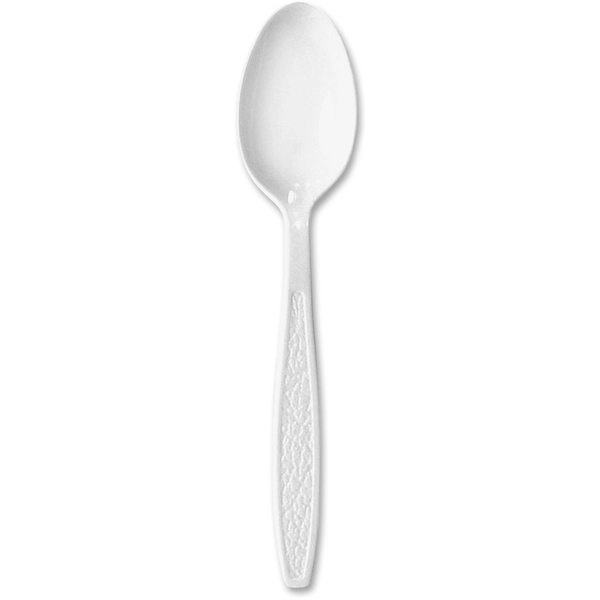 Solo Plastic Teaspoons - 100/Box - Disposable - White