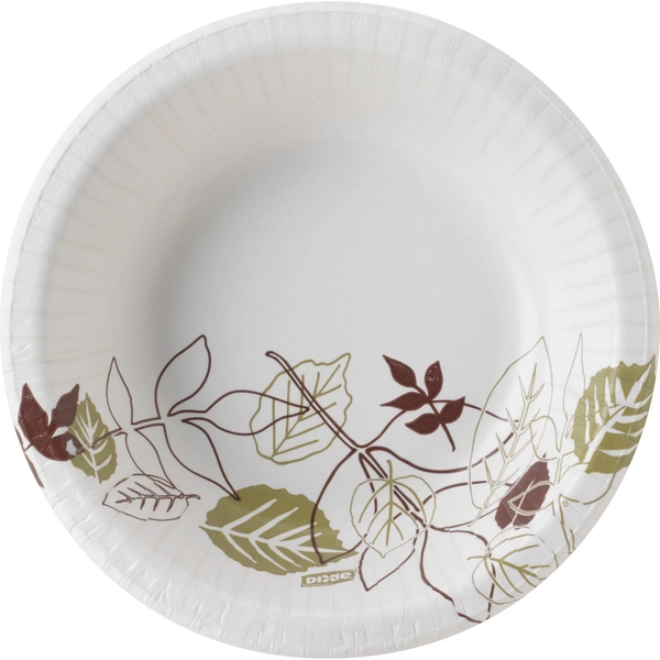 Dixie Ultra Pathways 12 oz Heavyweight Paper Bowls - Microwave Safe - 125/Pack