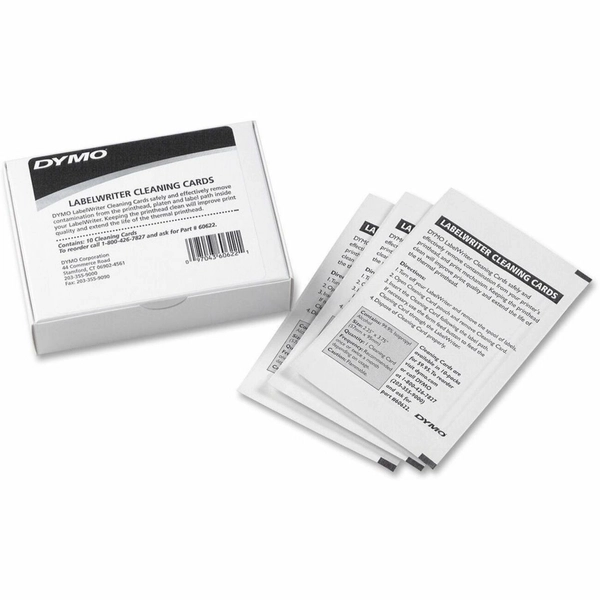 Dymo LabelWriter Cleaning Card - 10/Box