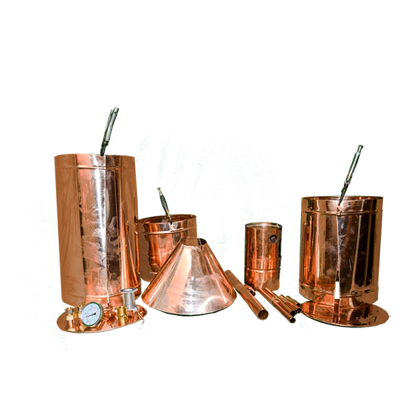 "EZ KIT" Advanced Model with EZ Seal Cap and 4 inch Thumper Port You Solder Copper Moonshine Kit