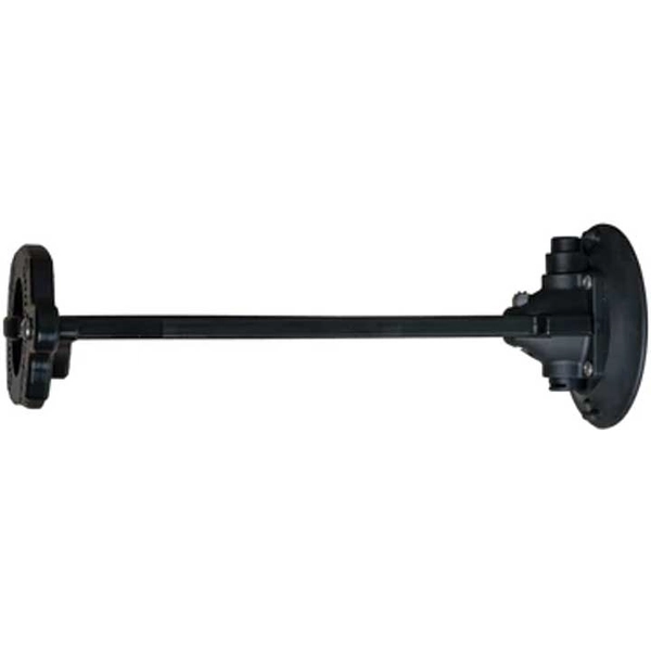 Vacuum-Mount Paper Towel Holder with Anti-Unravel Band, Black