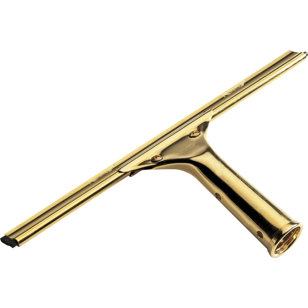 Ettore Brass Squeegee - 5.5" x 11.8" - Lightweight, Changeable Blade - 1 Each