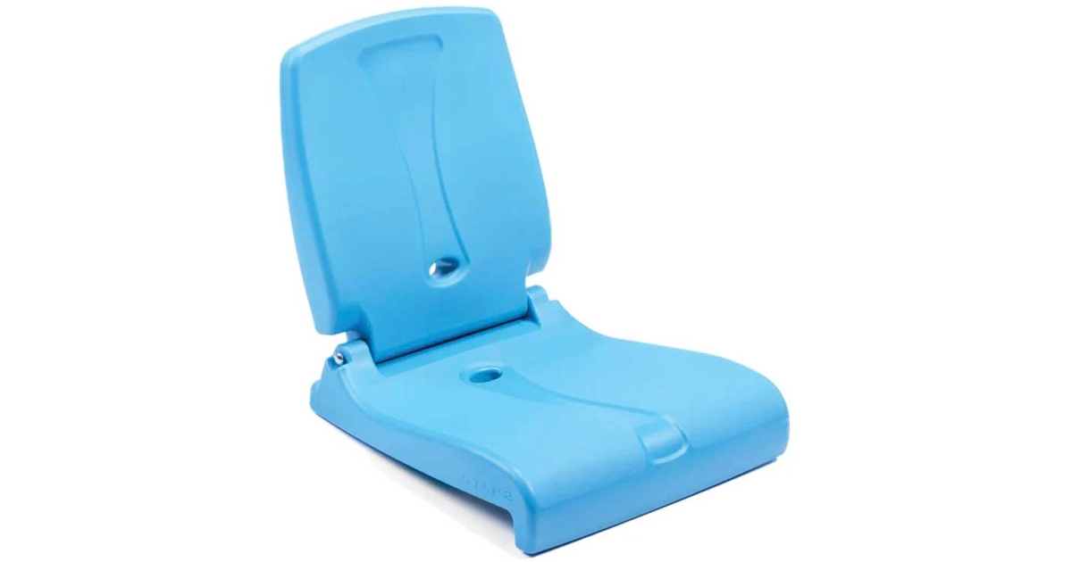 Made In USA | Capri Flip Seat Portable Folding Chair with Back Support