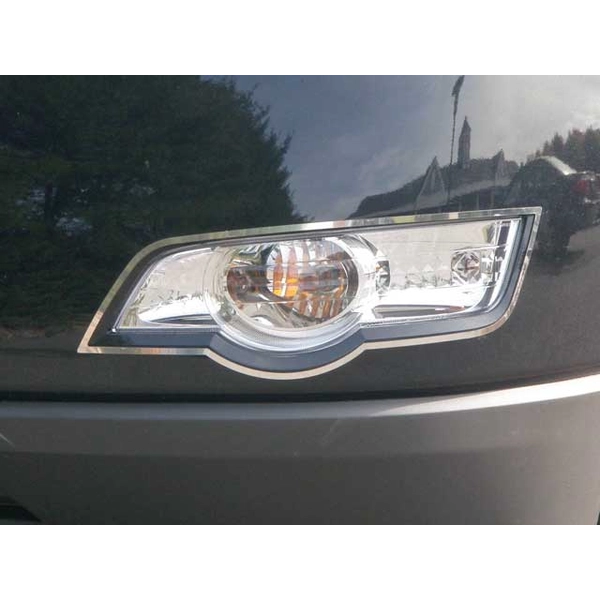 FV49165 Stainless Steel Fog Light Trim 2 Pc QAA