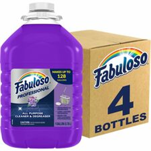 Fabuloso All-Purpose Cleaner, 128 fl oz - Lavender, 4 / Carton