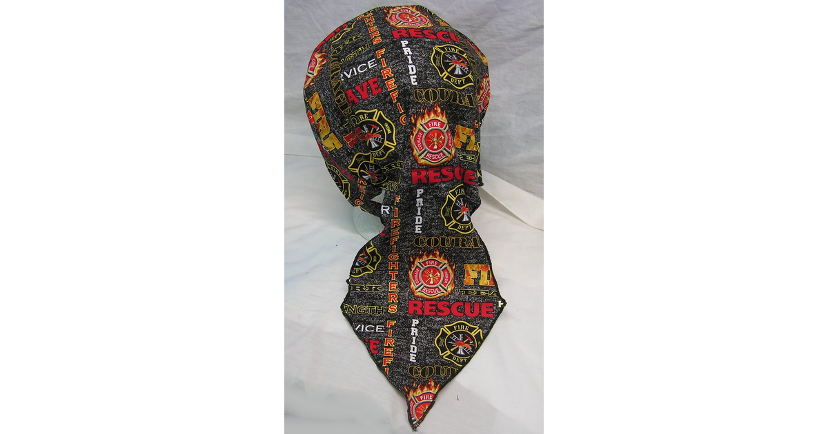 Made In USA | Firefighters Logo Du-rag