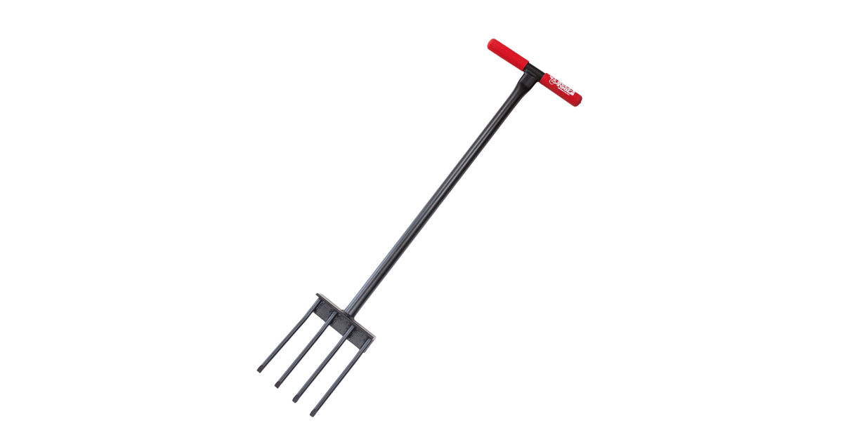 Made In USA | Bully Tools All Steel Spading Fork with T-Style Handle