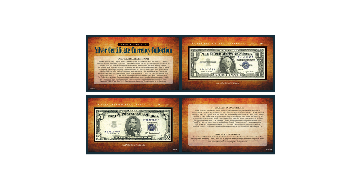 Made In USA Silver Certificate Currency Collection made-in-usa-silver-certificate-currency-collection